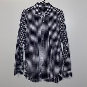 J. Crew checkered button down shirt